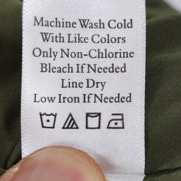 Coldwater Creek Jacket Womens 20 Green Linen Cotton Utility Chore Field Casual - Picture 11 of 13